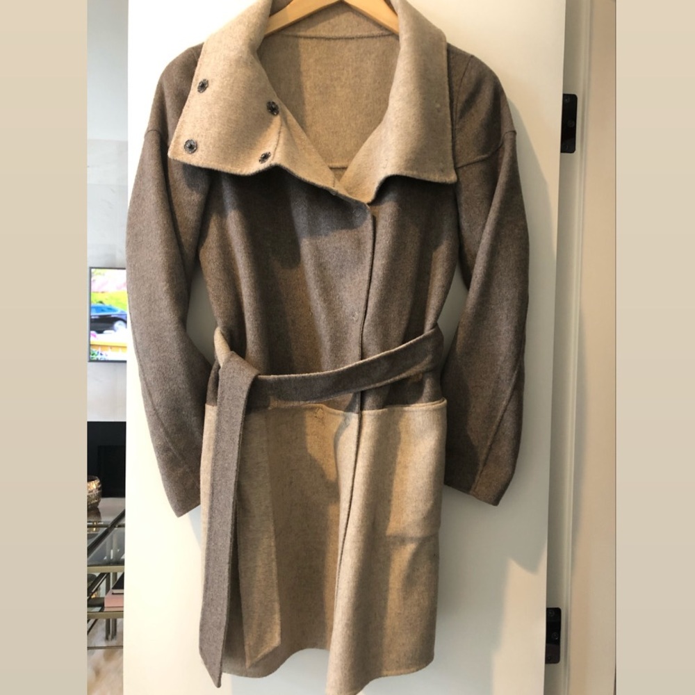 Max Mara Weekend wool wrap coat